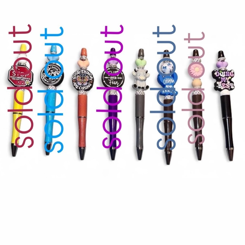 ✨ Inspirational Beaded Pens – Custom Charm Designs ✨
by The Nook Market